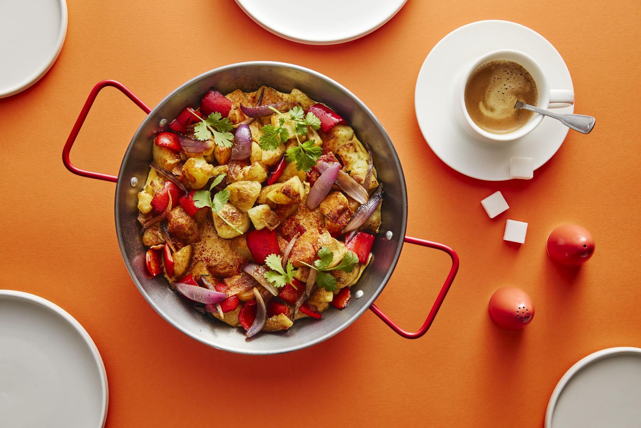 Low Carb Potato, Capsicum &amp; Red Onion Breakfast Hash - Mitolo Family Farms