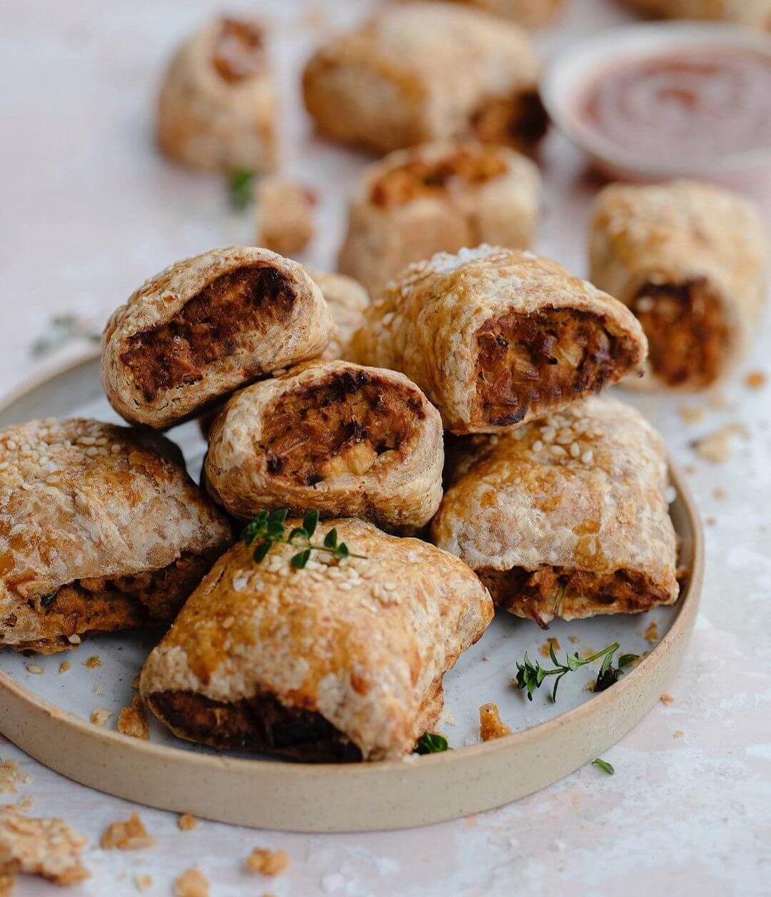 Low Carb Potato & Chickpea Sausage Rolls - Mitolo Family Farms