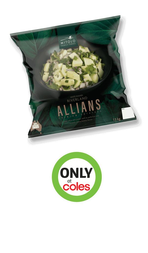 Allianz Potatoes, only at Coles