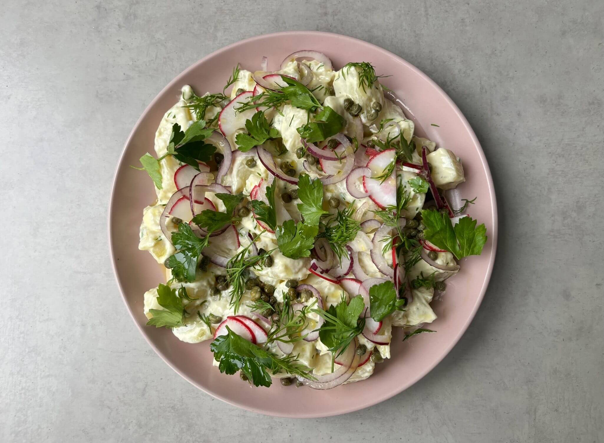 Creamy Low Carb Potato Salad - Mitolo Family Farms