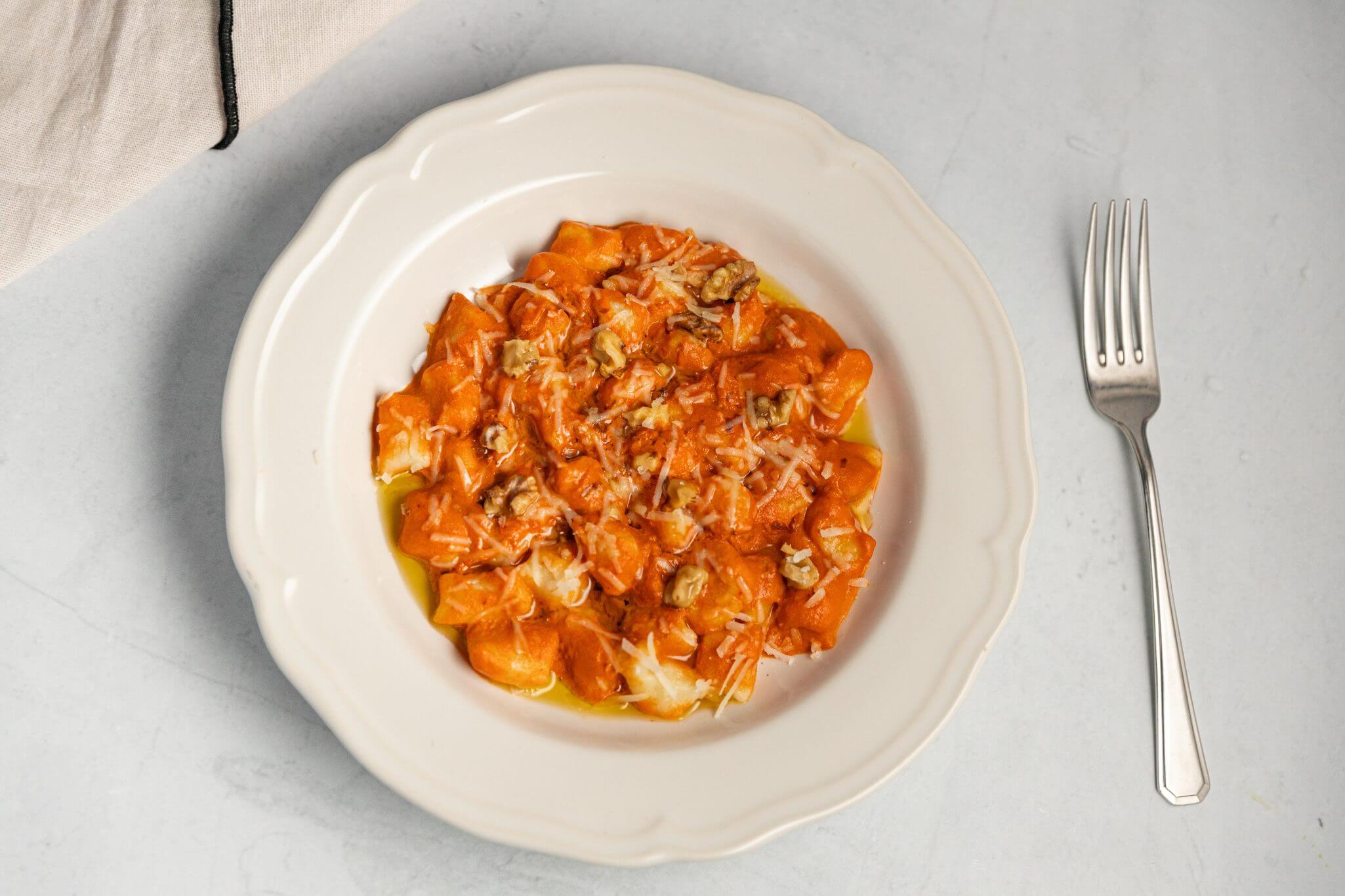 Carisma Potato Gnocchi in Roasted Capsicum Sauce - Mitolo Family Farms